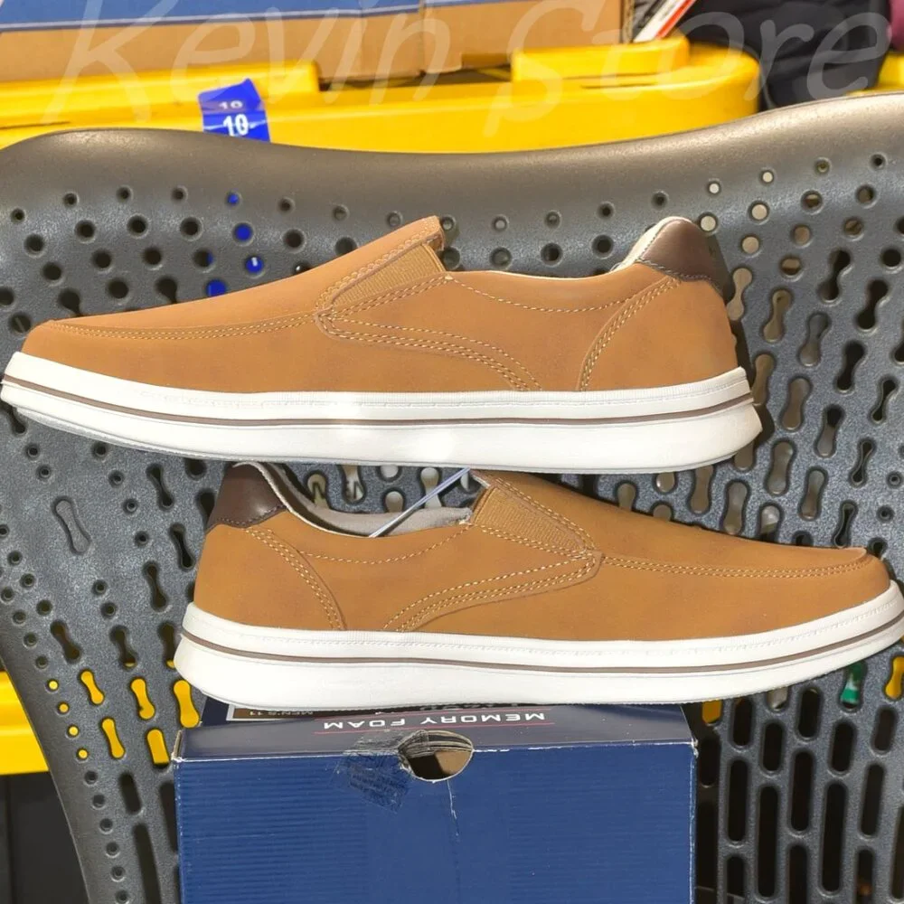 Izod Men's Slip‎ On Shoe in Brown